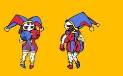 pomni, pomni_(tadc), pomni_(the_amazing_digital_circus), shorty, the_amazing_digital_circus