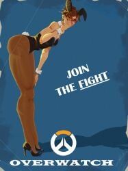 lena_oxton, tracer, overwatch, lime21, big_ass