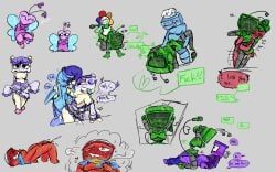 boxten_(dandy's_world), dandy_(dandy's_world), dandys_world_oc, flutter_(dandy's_world), gigi_(dandy's_world)