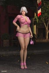 christie_(doa), dead_or_alive, loveluv69, areolae, ass