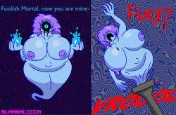 the_seduced_(surrealcock), surrealcock, 1girls, ghost, ghost_girl