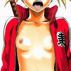 hiyori_sarugaki, sarugaki_hiyori, bleach, 1girls, areolae