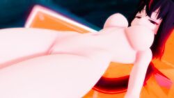 kurokami_fubuki, shirakami_fubuki, hololive, hololive_japan, completely_nude