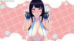 kimiko_nagasawa, original, triggerbunbun, ahe_gao, animated_background