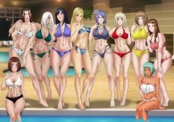 fuu_(naruto), hyuuga_hinata, hyuuga_hinata_(naruto:_road_to_ninja), inuzuka_hana, konan