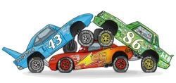chick_hicks, lightning_mcqueen, strip_weathers, cars_(disney), disney