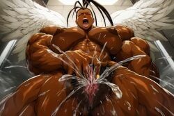 ibuki_(street_fighter), street_fighter, abs, breasts, masturbating