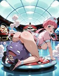 joy_(pokemon), koffing, nurse_joy, pokemon_(creature), pokemon_(species)