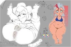 belle_(brawl_stars), shelly_(brawl_stars), brawl_stars, ylidan, bra_only