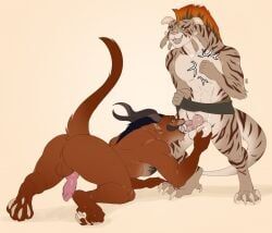 charr, guild_wars, matemi, 4_ears, all_fours