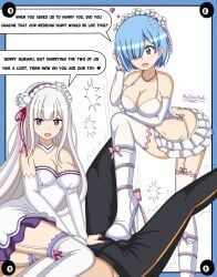 emilia_(re:zero), natsuki_subaru, rem_(re:zero), re:zero_kara_hajimeru_isekai_seikatsu, mydarkballs