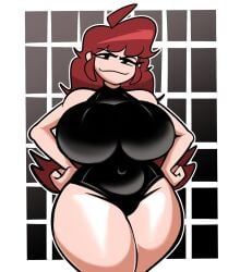 girlfriend_(friday_night_funkin), friday_night_funkin, captain_dagon, 1girls, auburn_hair