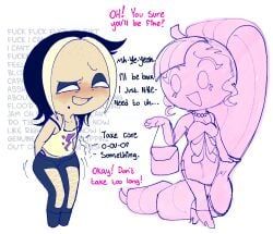black_lemonade_cookie, shining_glitter_cookie, cookie_run, cookie_run_kingdom, permafrost_(artist)