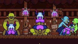 lilith_(badcolor), goblin_nest, badcolor, 3girls, all_holes