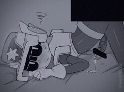 lawrie_(brawl_stars), brawl_stars, nmrsmari, black_and_white, cop