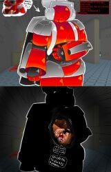 killdroid_(die_of_death), revolver_(die_of_death), die_of_death_(roblox), roblox, 2boys