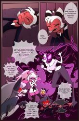 loona_(helluva_boss), millie_(helluva_boss), moxxie_(helluva_boss), stella_(helluva_boss), verosika_mayday