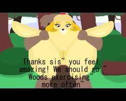 digby_(animal_crossing), isabelle_(animal_crossing), lottie_(animal_crossing), animal_crossing, nintendo