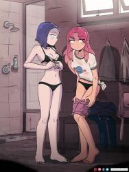 koriand'r, rachel_roth, raven_(dc), starfire, dc