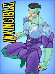 invincible_(superhero), mark_grayson, invincible, 1boy, bara