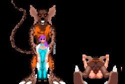 ratuz, anonymous_artist, 1boy, 1girl, 1girl1boy