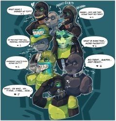 lazlo_becker, koofdragon, layers, perma, amphibian