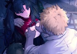 tohsaka_rin, fate/stay_night, fate_(series), shitappa0120, black-haired_female