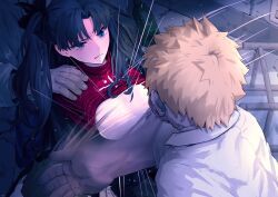 tohsaka_rin, fate/stay_night, fate_(series), shitappa0120, black-haired_female