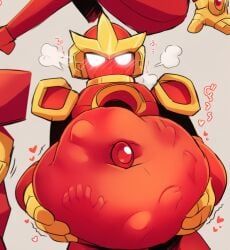 kai_(gravity_circuit), gravity_circuit, armor, armored_male, aroused_face