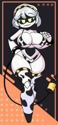 v_(murder_drones), glitch_productions, murder_drones, 1girls, :3