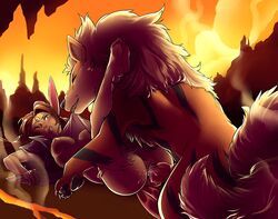 arcanine, pokemon_(species), sneasel, nintendo, pokemon