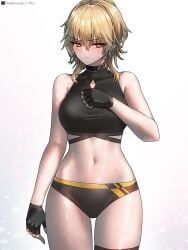 breakthrough_rr, 1girls, background, bare_arms, bare_belly