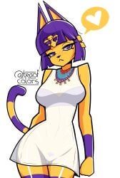 ankha, ankha_(animal_crossing), animal_crossing, nintendo, teaofcolors