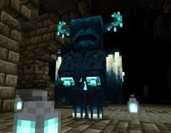 warden_(minecraft), warden_woman_(minecraft), minecraft, minecraft_(series), minecraft_mod
