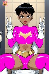 batwoman, batwoman_(dcau), kathy_duquesne, pink_ranger, batman:_the_animated_series