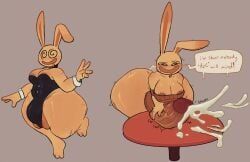 drunk_bun_(undertale), undertale, undertale_(series), dewmel, 1futa