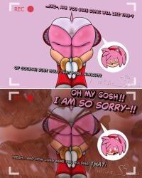 amy_rose, sega, sonic_(series), accident, accidental_fart