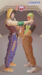 gekko_(valorant), miks_(valorant), valorant, leabus, 2boys
