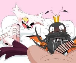 angel_dust, titus_(hoppers), disney, hazbin_hotel, hellaverse