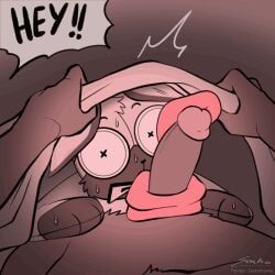 martin_(sockodrawing), sockodrawing, animate_inanimate, anthro, bed