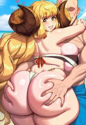 anila_(granblue_fantasy), granblue_fantasy, juuicyai, blonde, blonde-haired_female