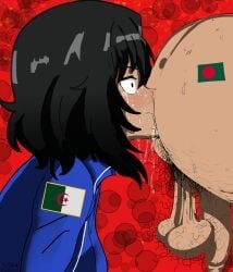 andou_(girls_und_panzer), bengali, girls_und_panzer, 1boy, 1boys