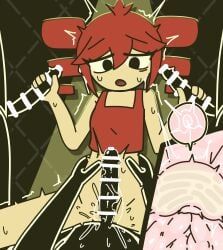 kasane_teto, utau, voifoooork, 1girl, 3boys