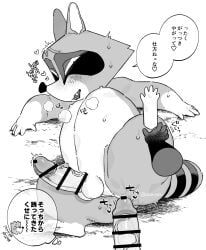 bonobono, anthro, azwozw, balls, blush