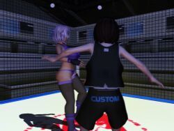 kujira_area, 1boy, 1boy1girl, 1girls, almost_naked