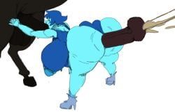 lapis_lazuli_(steven_universe), steven_universe, gingaginga, 1girls, absurd_proportions