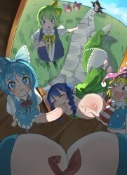 cirno, clownpiece, daiyousei, kagerou_imaizumi, keine_kamishirasawa