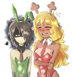 kris_(deltarune), kris_female_(deltarune), noelle_holiday, deltarune, 1girls