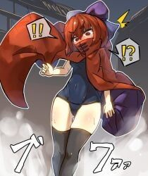 sekibanki, touhou, uisu_(noguchipint), !!, !?