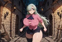 elizabeth_liones, nanatsu_no_taizai, seven_deadly_sins, creamhorseai, 1girls
